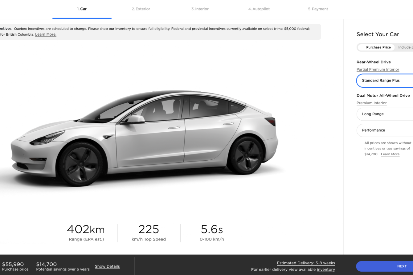 Tesla launches lease options for Model 3 and Model Y in Canada [Update ...