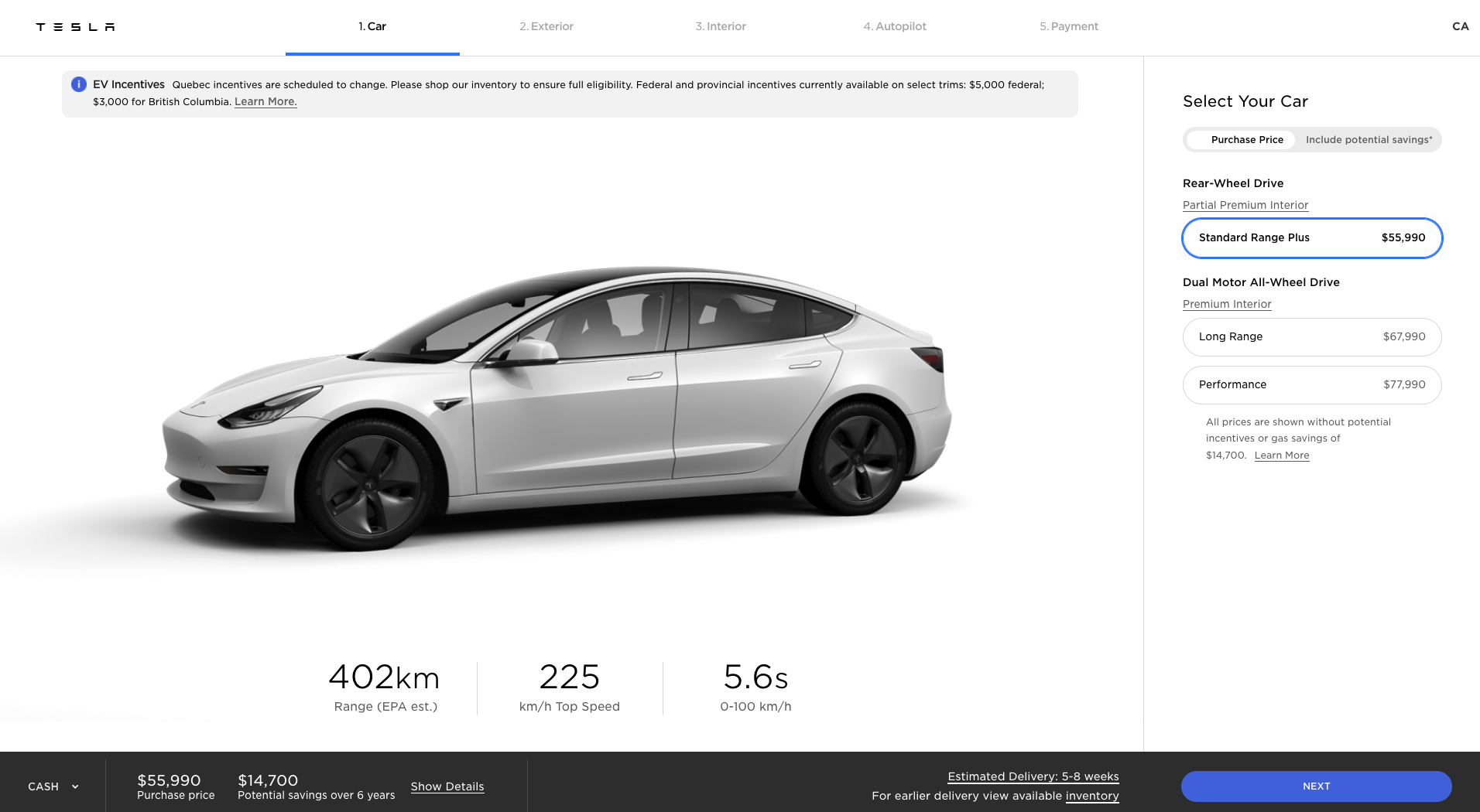 Tesla lease on sale to buy