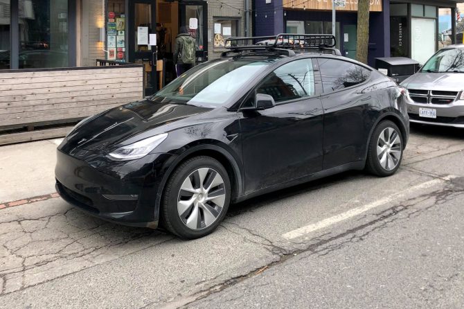Tesla Model Y in Toronto