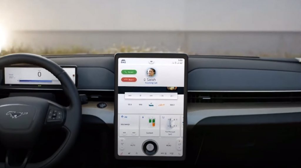 Ford Mustang Mach-E interior display 4