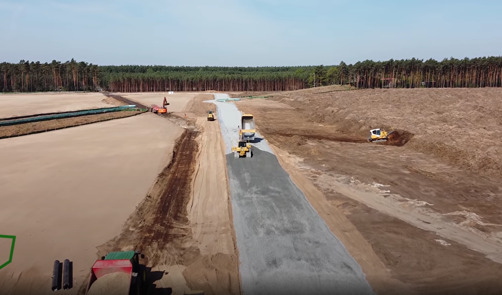 Giga Berlin construction update May 9