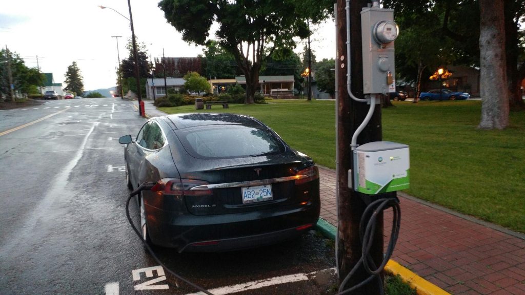 Grand Forks City Hall EV charger