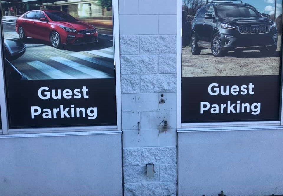 Harris Kia EV chargers stolen