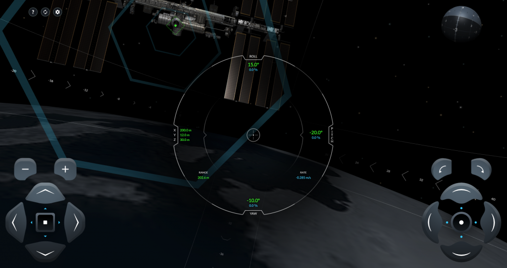 SpaceX Crew Dragon Simulator ISS
