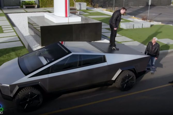 Tesla Cybertruck Jay Leno