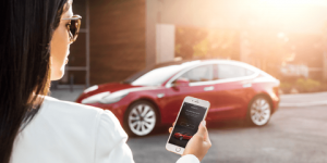 Tesla mobile app