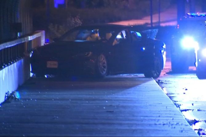 Tesla pursuit and crash Fairfax Virginia