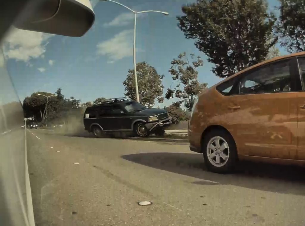 Union City road rage crash caught on TeslaCam