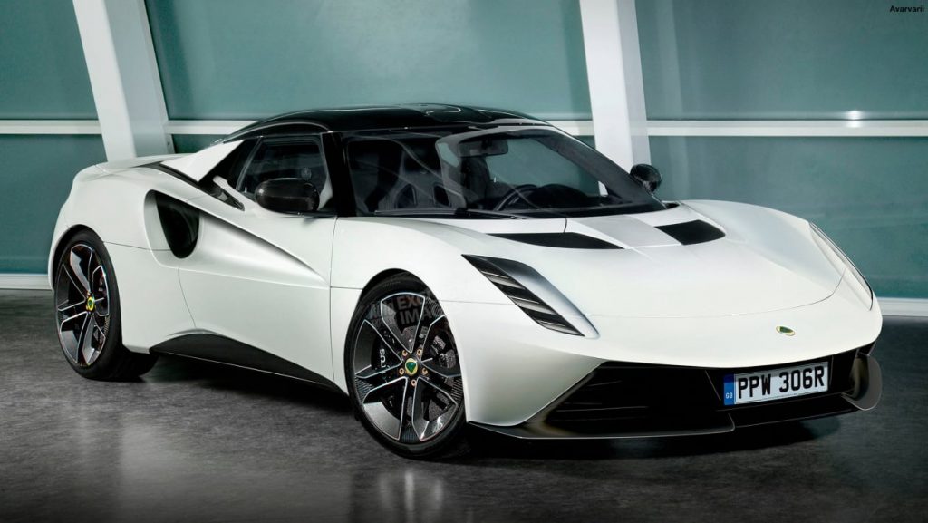 Electric Lotus sports car
