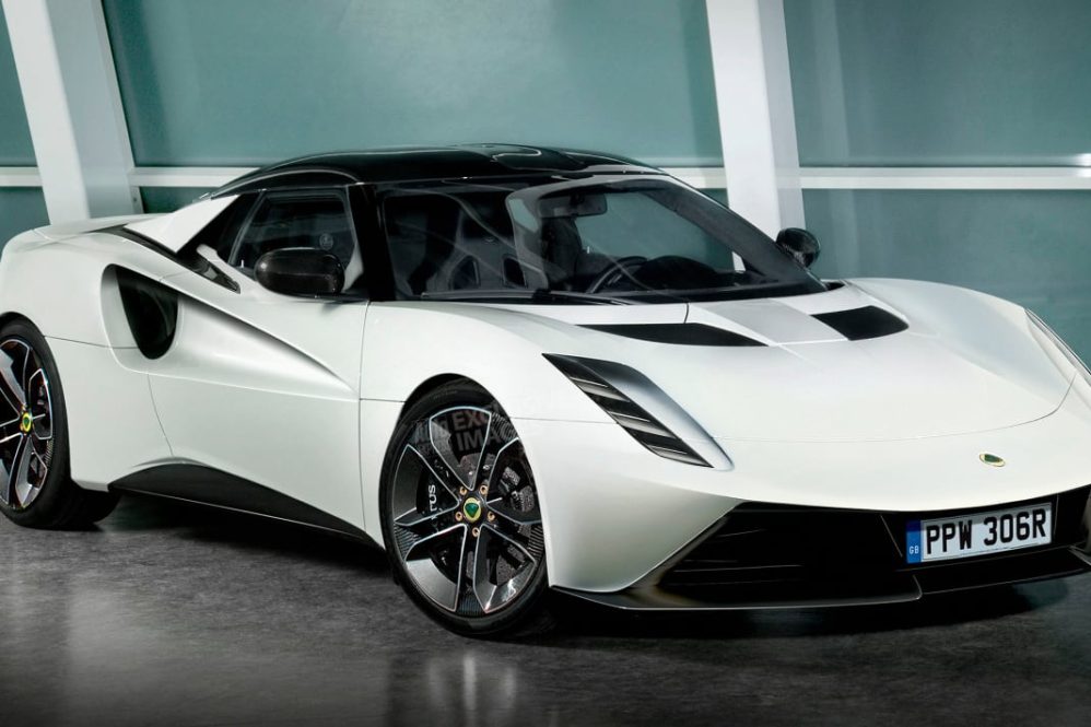 Electric Lotus sports car