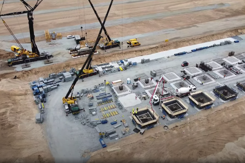 Giga Berlin construction June 8 2020