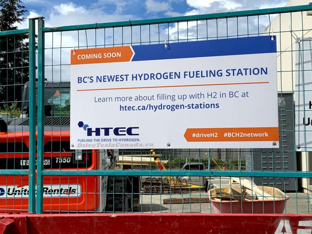 Fifth hydrogen refuelling station in Canada begins construction on