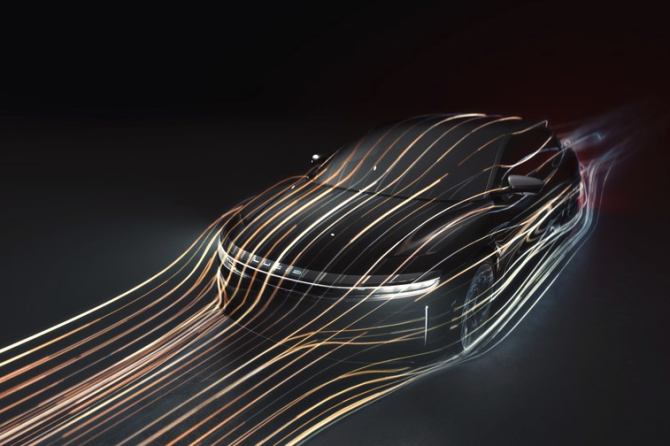 Lucid Air air tunnel testing