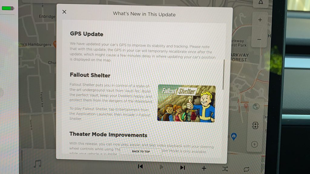 Tesla 2020.20.13 software update release notes 3