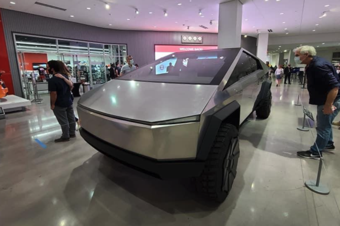 Tesla Cybertruck at Petersen Museum