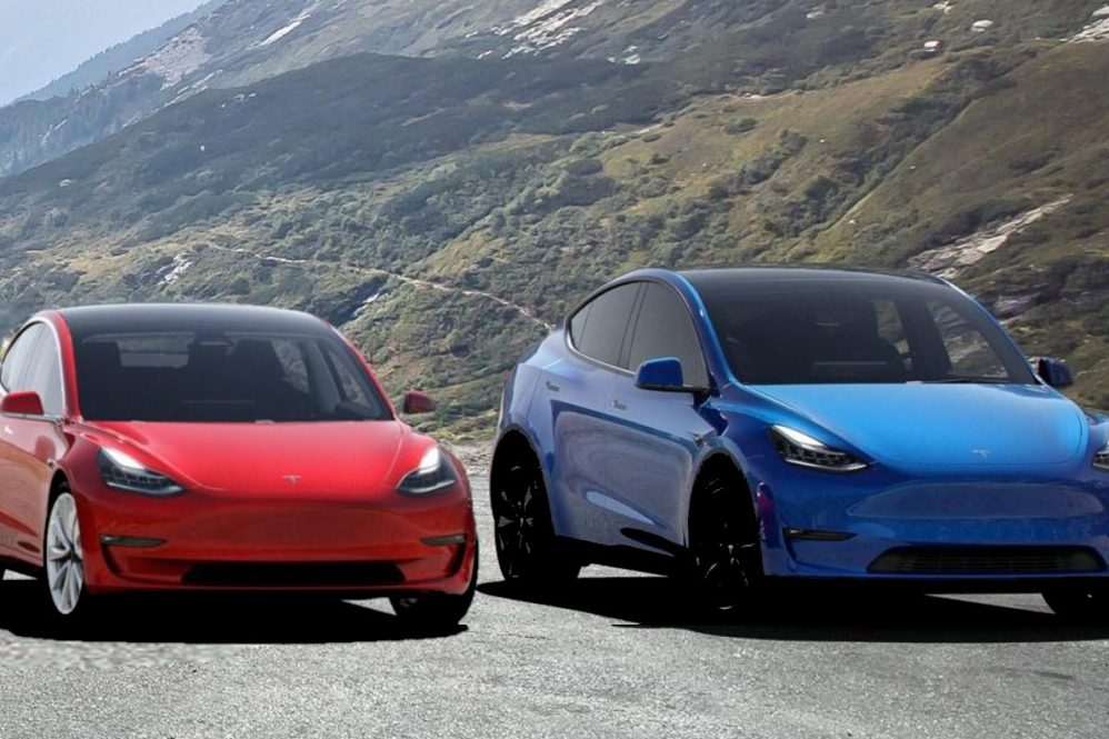 Tesla Model 3 and Model Y