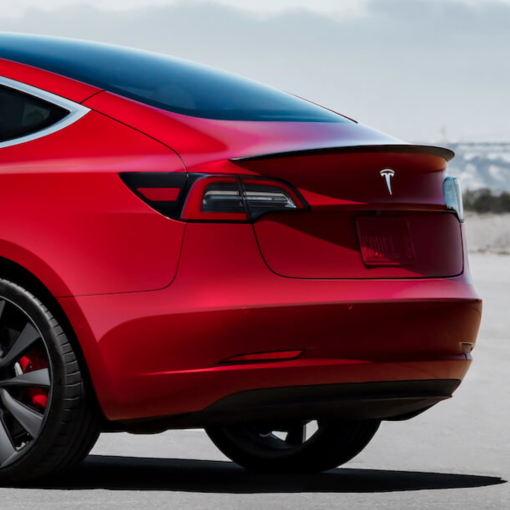 Tesla Model 3 carbon fiber spoiler