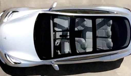 Tesla Model 3 glass roof