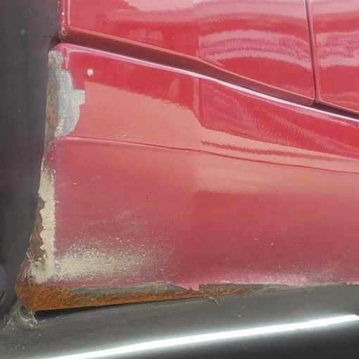 Tesla Model 3 peeling paint