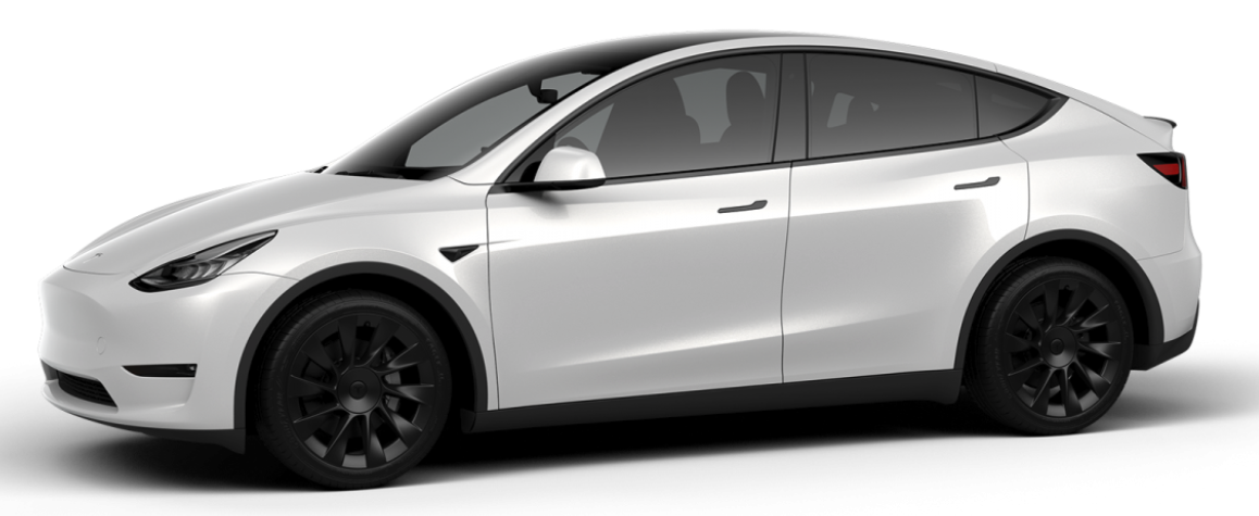 Tesla Model Y with Induction