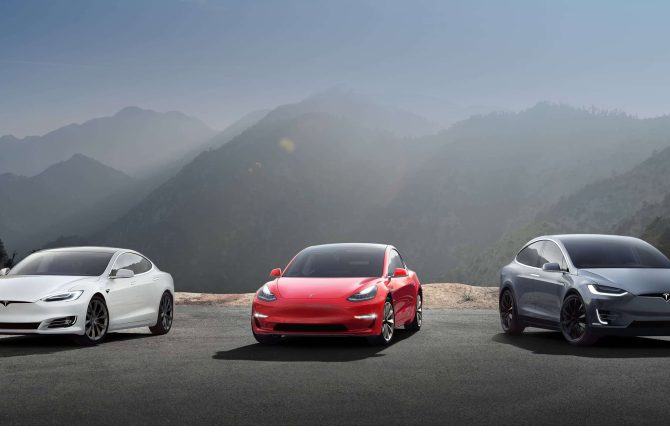Tesla lineup S3X