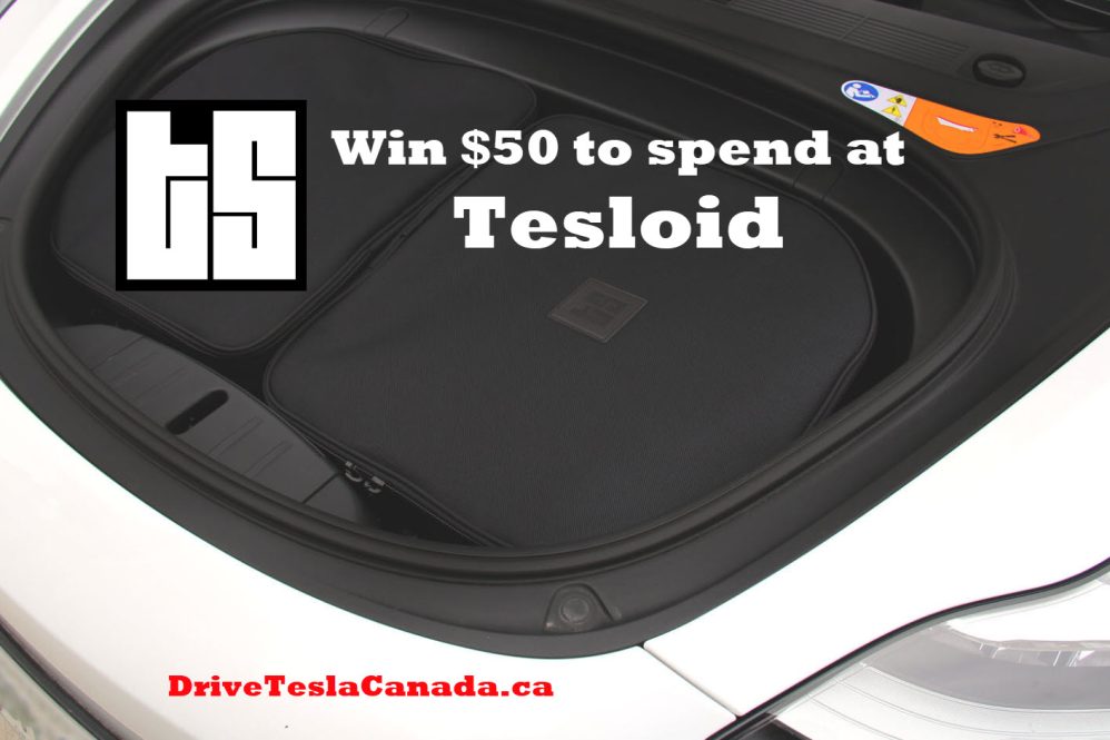 Tesloid giveaway