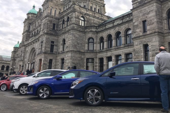 BC Government electric vehicles