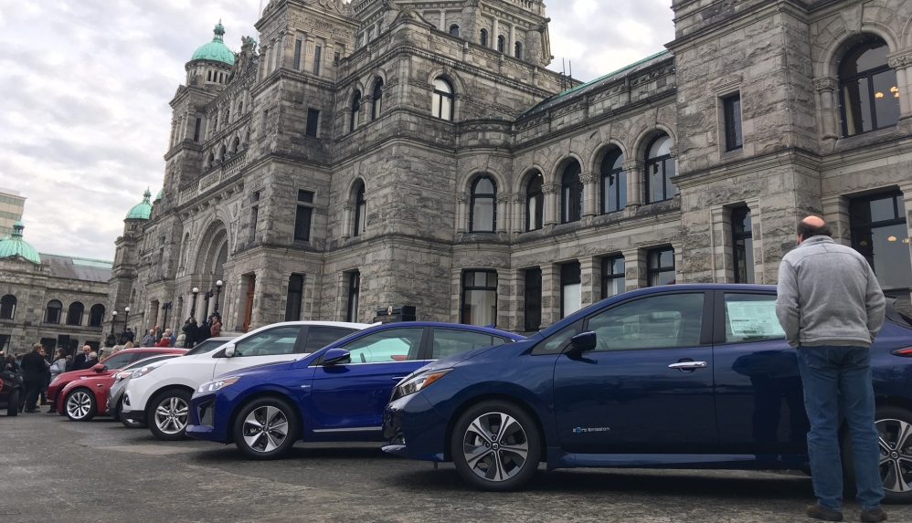 BC Government electric vehicles