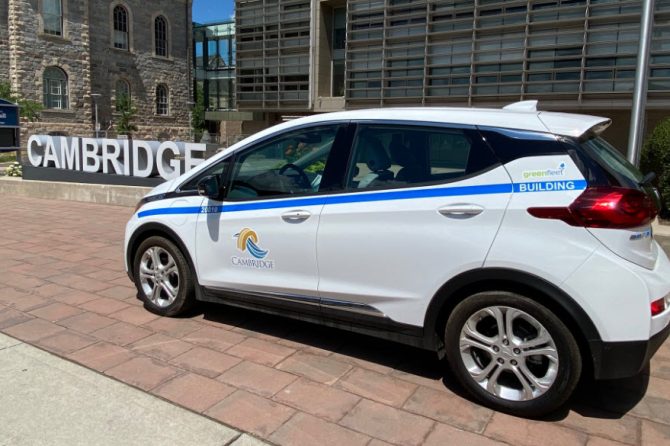 Cambridge Green Fleet Chevy Bolt