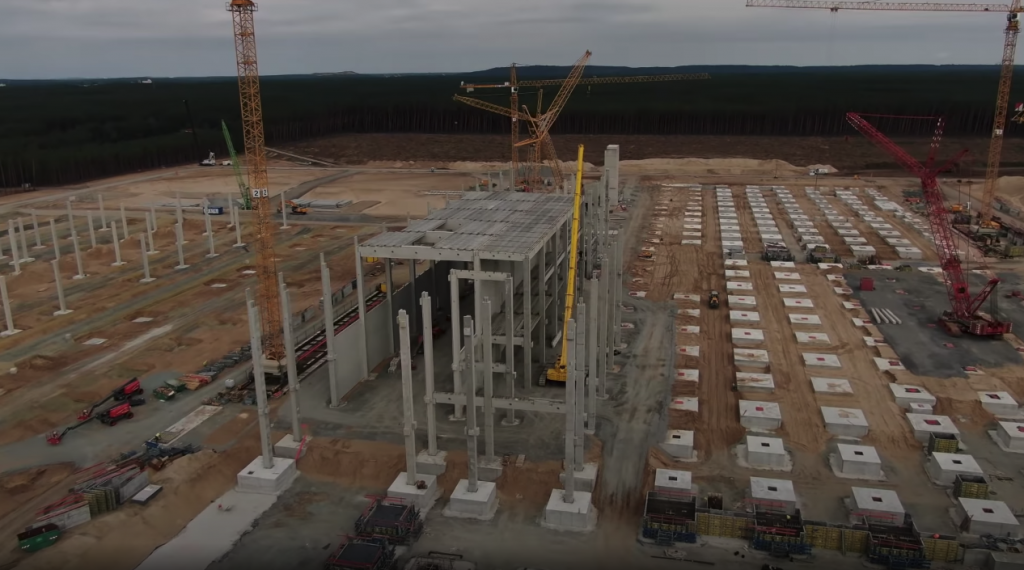 Giga Berlin construction July 2020