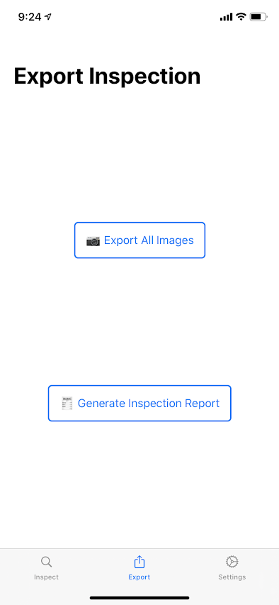 Inspect Tesla report
