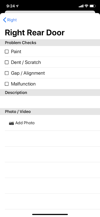 Inspect Tesla report