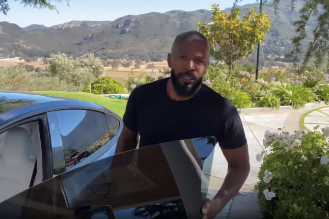 Jamie Foxx Tesla