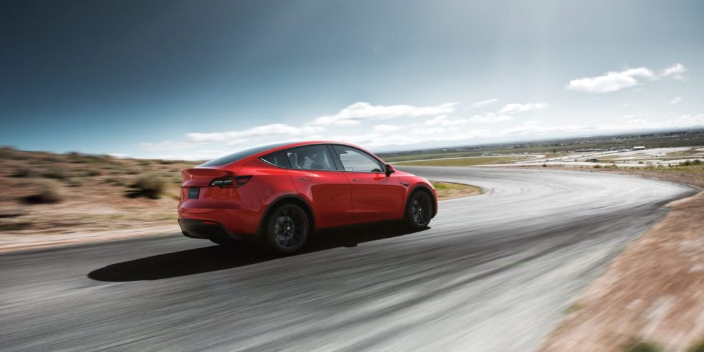 Model Y on track