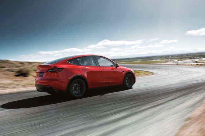 Model Y on track
