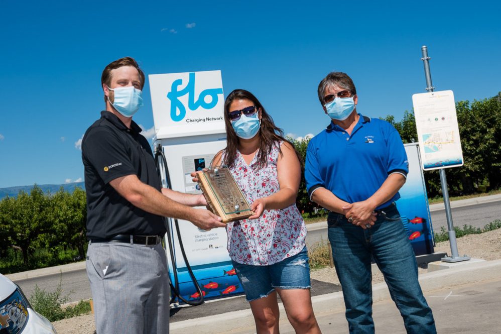 FortisBC-Osoyoos Indian Band hosting the first public EV charge