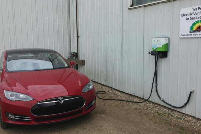 Saskatchewan EV charger