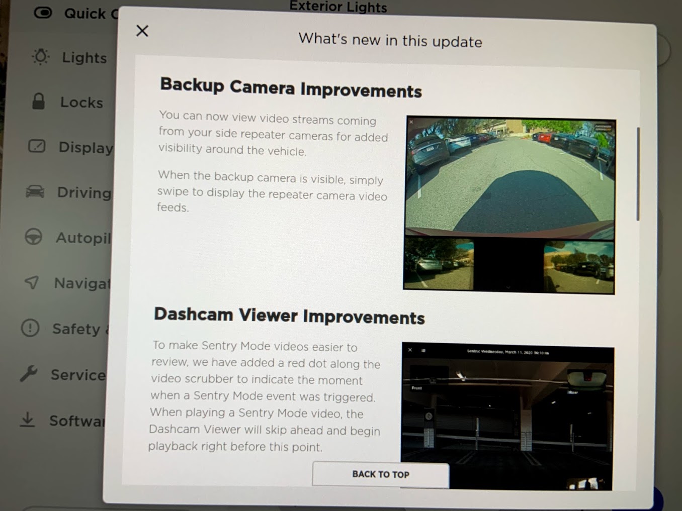 Tesla 2020.24.6.9 software update release notes 2