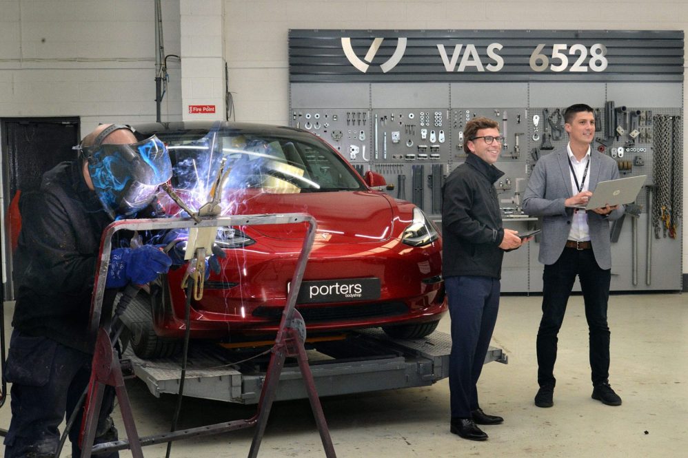 Tesla Porters delivery