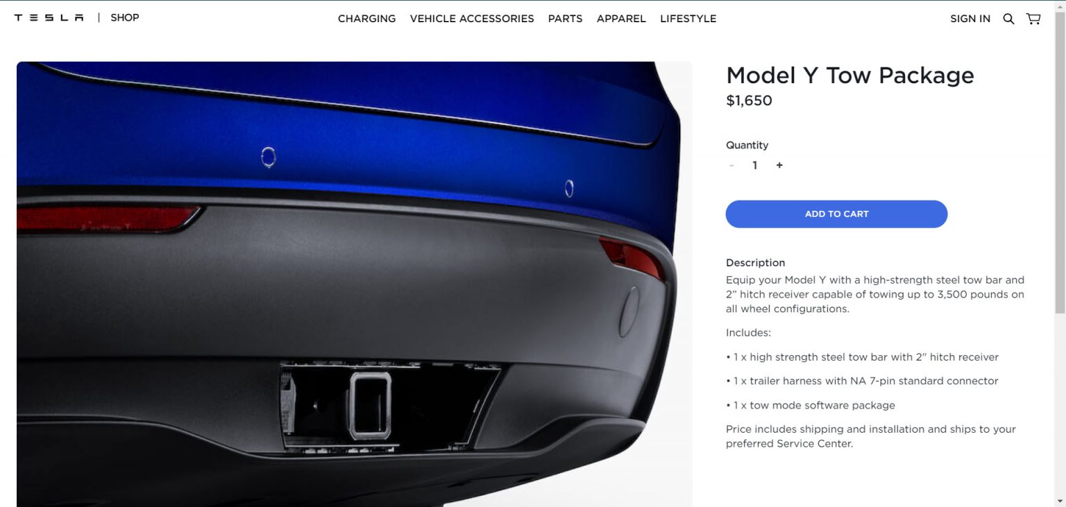 Tesla updates Model Y Tow Package specifications after confusing debut