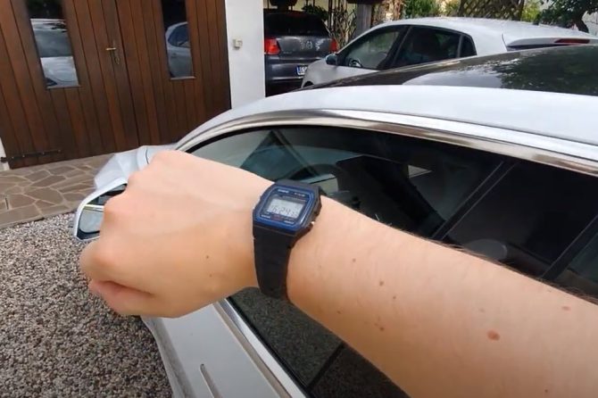 Casio Watch Tesla hack