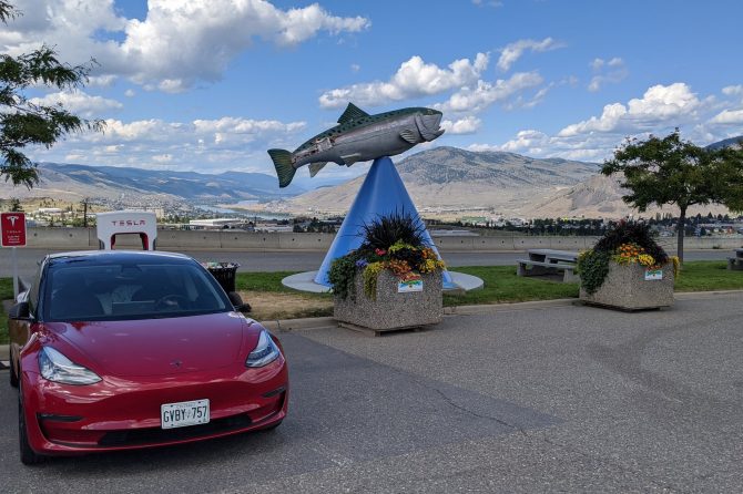 Kamloops Tesla Supercharger
