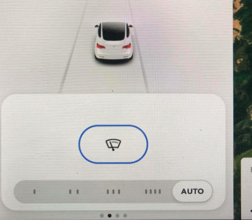 Model 3 wipers touchscreen