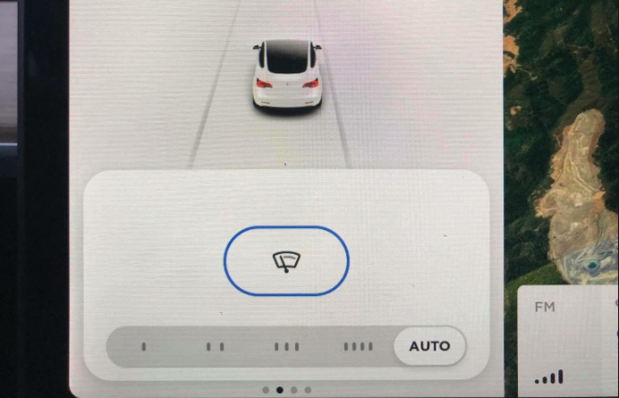 Model 3 wipers touchscreen