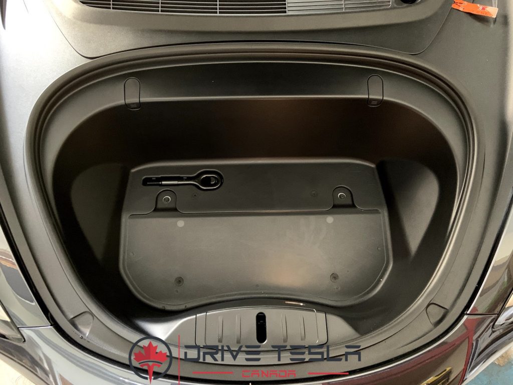 Old Model 3 frunk Old Model 3 frunk