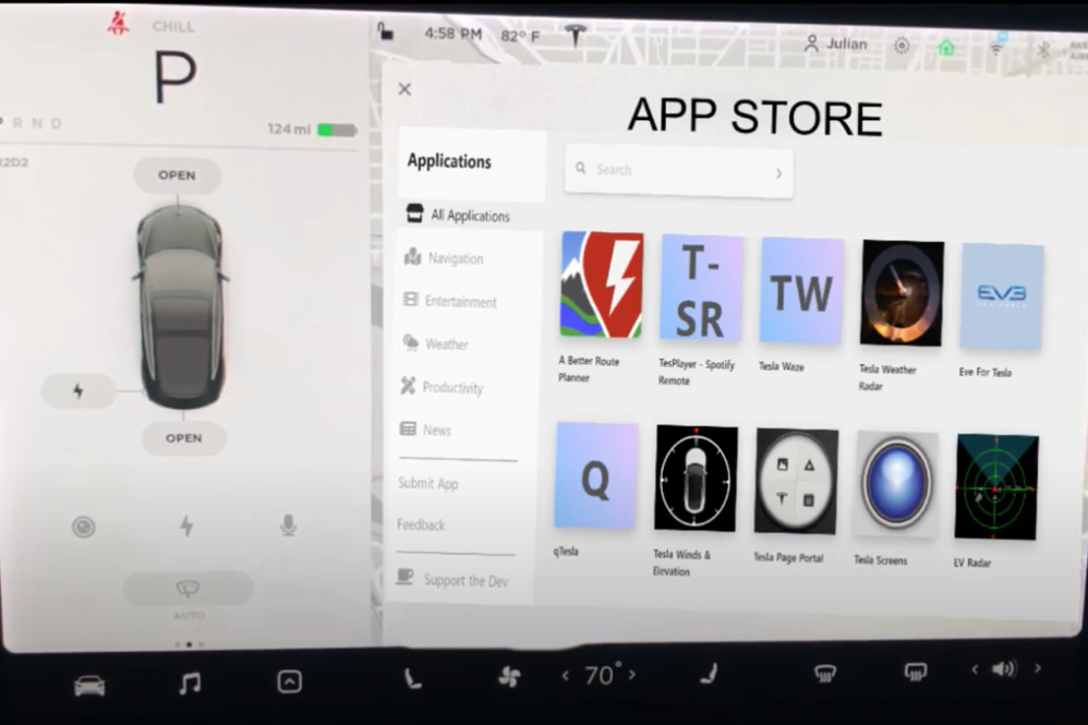 Tesla App Store