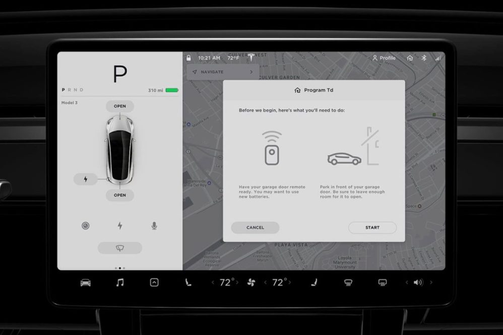 Tesla Homelink