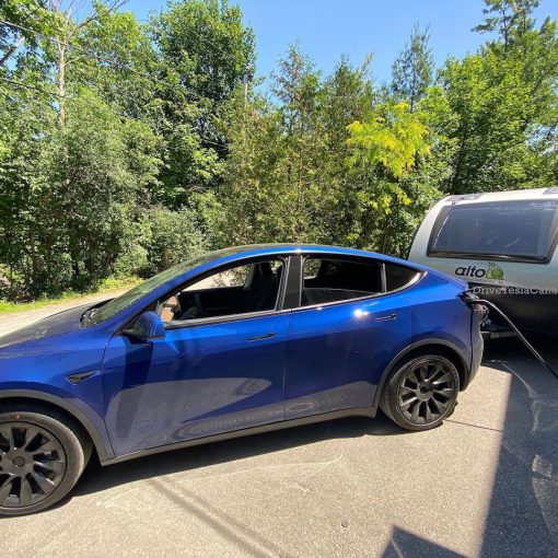 Tesla Model Y towing