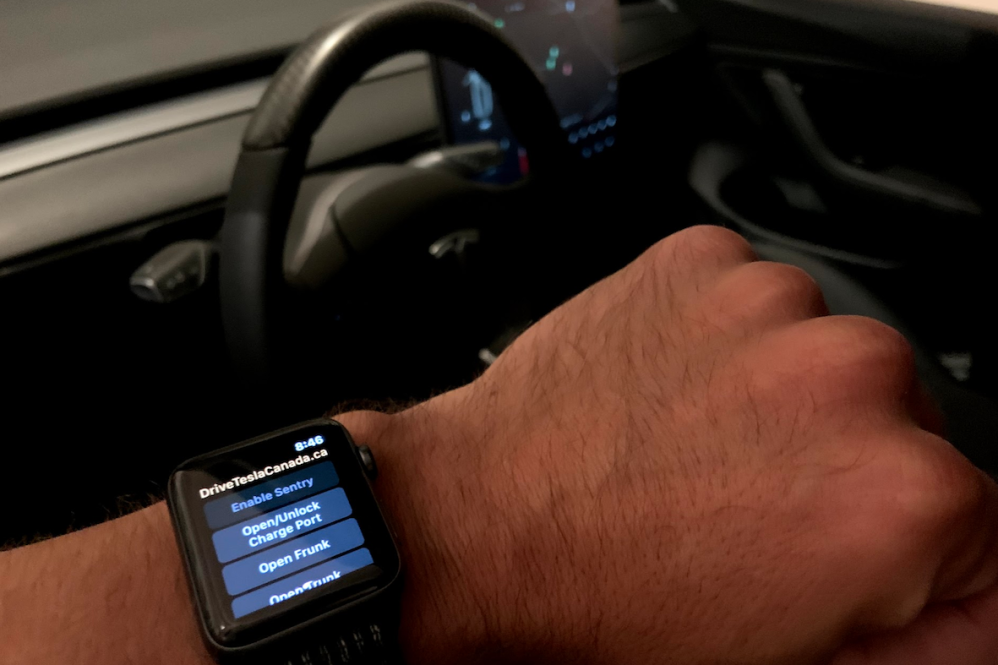 Tesla Stats App Apple Watch