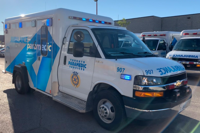 Toronto Paramedic Services hybrid electric ambulance